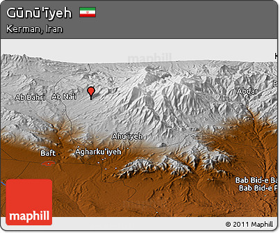 Physical Panoramic Map of Gūnū'īyeh