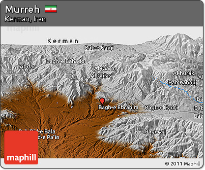 Physical Panoramic Map of Murreh
