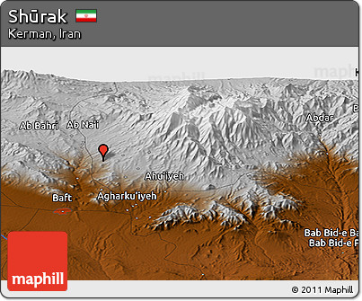 Physical Panoramic Map of Shūrak