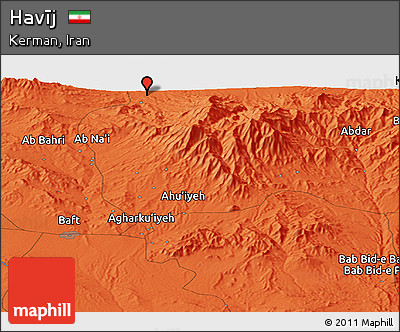 Political Panoramic Map of Havīj