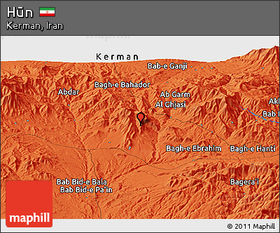 Political Panoramic Map of Hūn