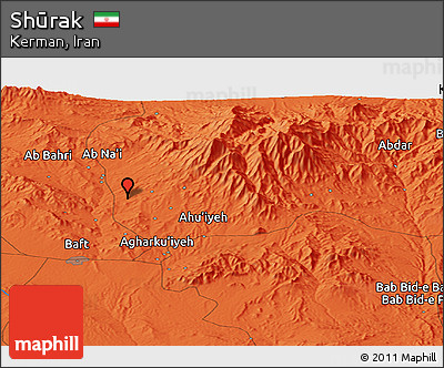 Political Panoramic Map of Shūrak