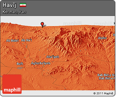 Political Panoramic Map of Havīj
