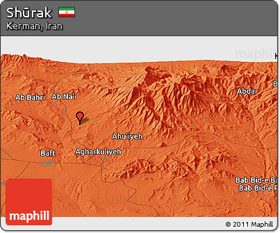 Political Panoramic Map of Shūrak