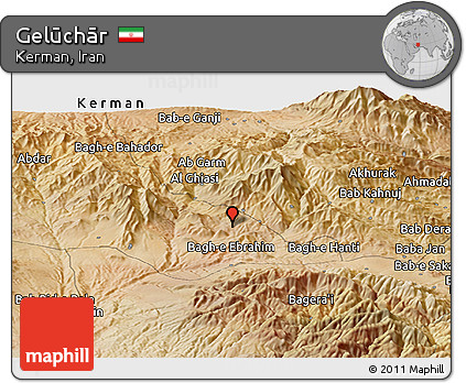 Satellite Panoramic Map of Gelūchār