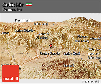 Satellite Panoramic Map of Gelūchār