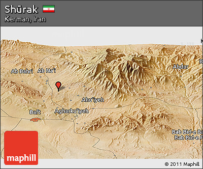 Satellite Panoramic Map of Shūrak