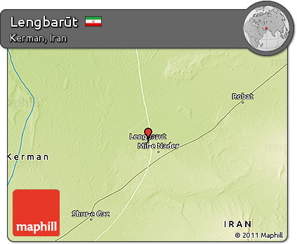Physical 3D Map of Lengbarūt