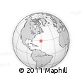 Outline Map of the Area around 29° 16' 6" N, 60° 16' 29" W, rectangular outline