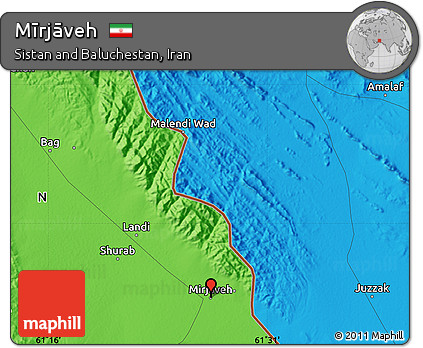 Political Map of Mīrjāveh