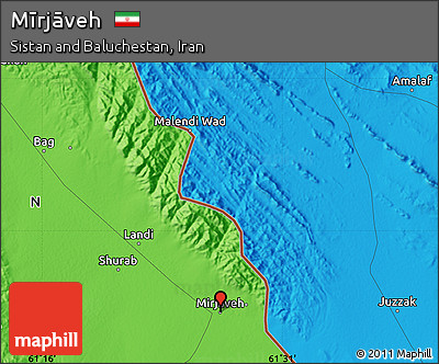 Political Map of Mīrjāveh