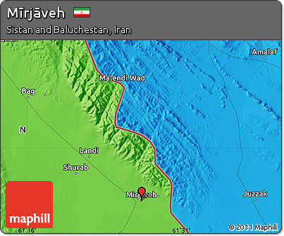 Political Map of Mīrjāveh