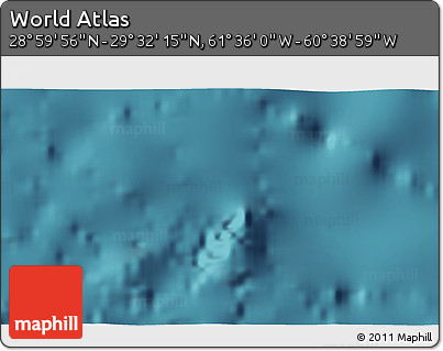 Satellite 3D Map of the Area around 29° 16' 6" N, 61° 7' 30" W