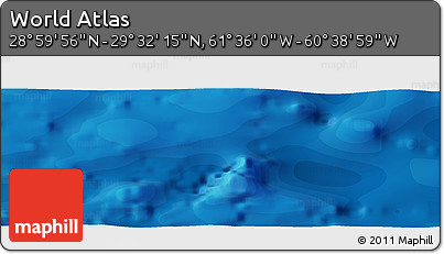 Political Panoramic Map of the Area around 29° 16' 6" N, 61° 7' 30" W
