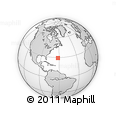 Outline Map of the Area around 29° 16' 6" N, 61° 58' 30" W, rectangular outline