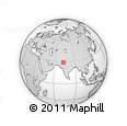 Outline Map of Faqirwali Bus Station, rectangular outline