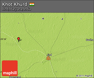 Physical Map of Khot Khurd