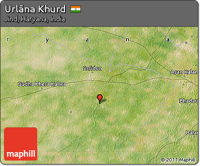 Satellite Map of Urlāna Khurd