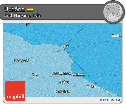 Political Panoramic Map of Uchāna