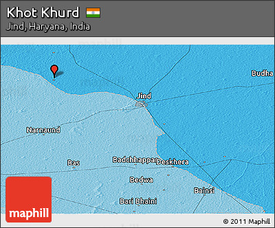 Political Panoramic Map of Khot Khurd