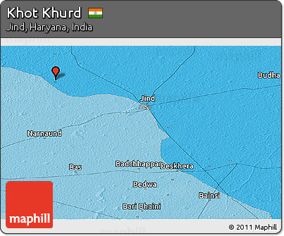 Political Panoramic Map of Khot Khurd