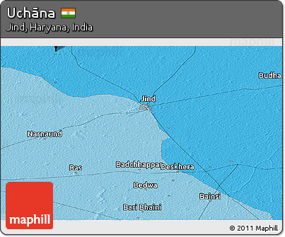 Political Panoramic Map of Uchāna