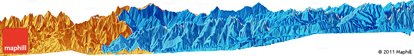Political Horizon Map of the Area around 29° 16' 6" N, 81° 40' 30" E