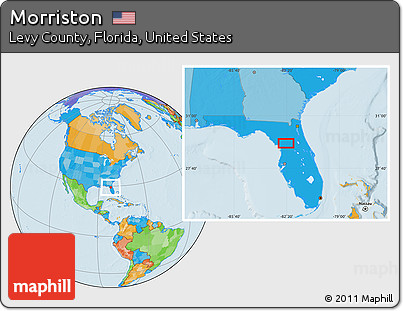 Political Location Map of Morriston