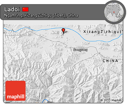 Physical 3D Map of Ladoi