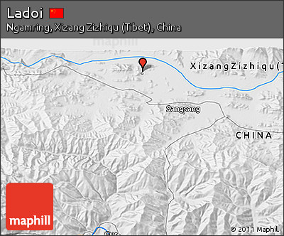 Physical 3D Map of Ladoi