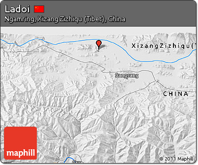 Physical 3D Map of Ladoi