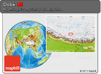 Physical Location Map of Dobê