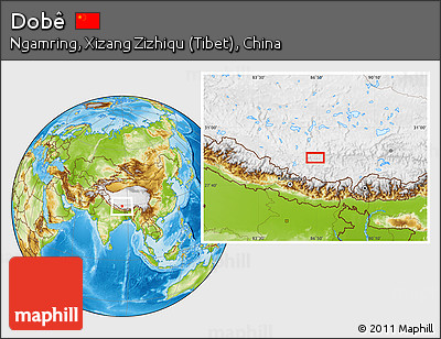 Physical Location Map of Dobê