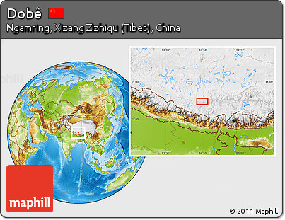 Physical Location Map of Dobê