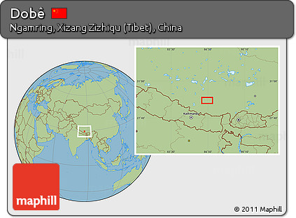 Savanna Style Location Map of Dobê