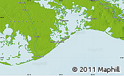 Physical Map of Port Fourchon
