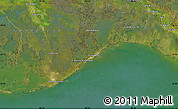Satellite Map of Port Fourchon