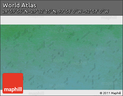 Satellite 3D Map of the Area around 29° 16' 6" N, 93° 25' 30" W