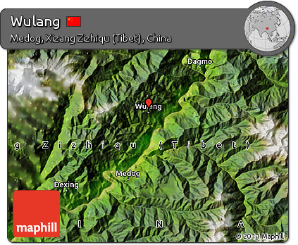 Satellite Map of Wulang