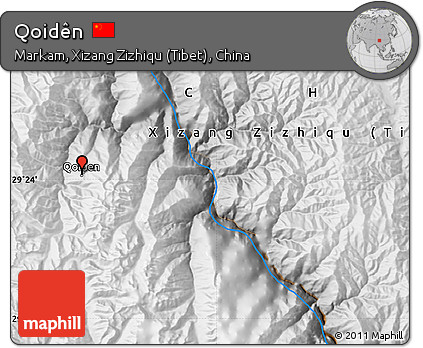 Physical Map of Qoidên