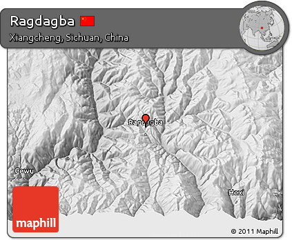 Physical 3D Map of Ragdagba