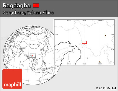 Blank Location Map of Ragdagba