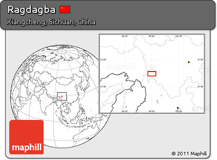 Blank Location Map of Ragdagba