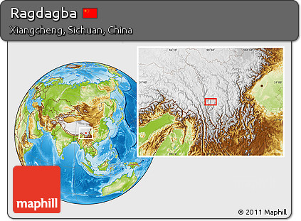 Physical Location Map of Ragdagba