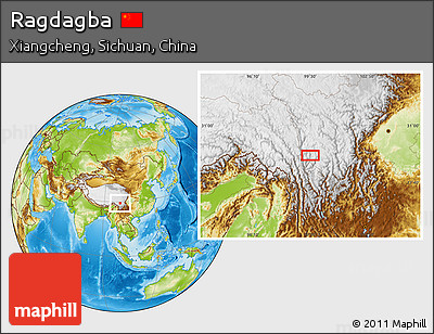 Physical Location Map of Ragdagba