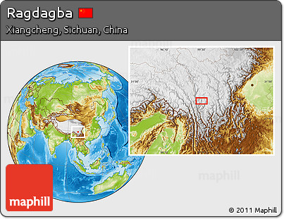 Physical Location Map of Ragdagba