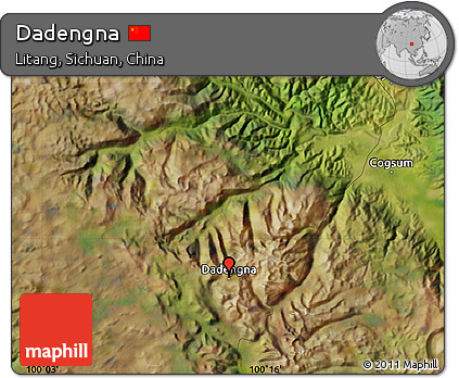 Satellite Map of Dadengna