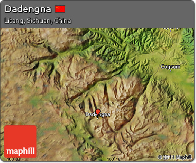 Satellite Map of Dadengna