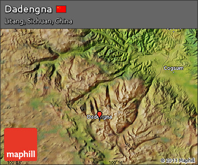 Satellite Map of Dadengna
