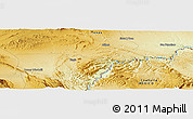 Physical Panoramic Map of the area around 29° 44' 59" N, 102° 46' 30" W